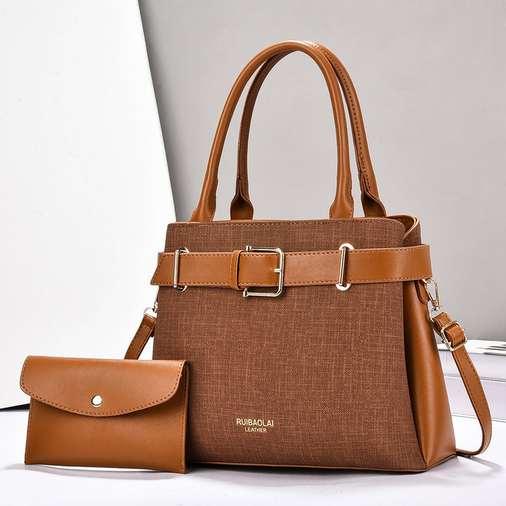 Damen elegante Umhängetasche mit abnehmbarem Mini-Portemonnaie Nord Taschen