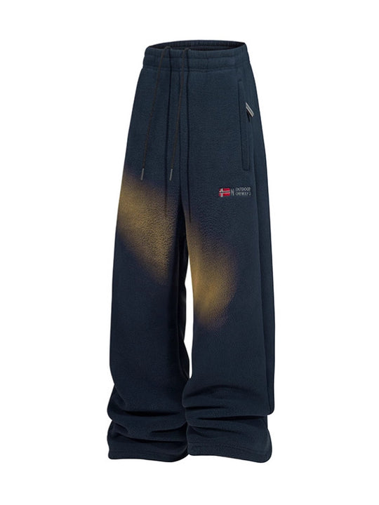 Damen Fleece-Hose mit elastischem Bund, Reißverschlusstaschen und Thermo-Innenfutter Nord Taschen