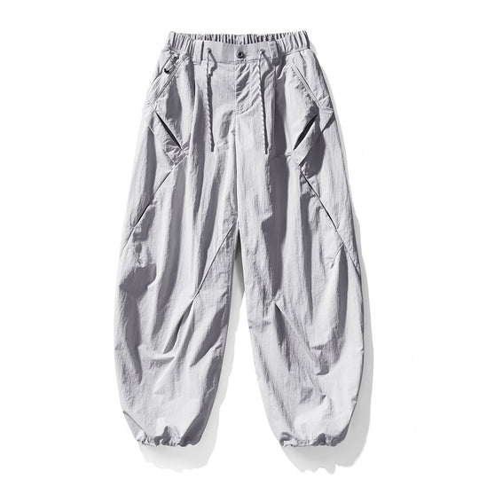 Herren Baggy-Cargohose mit asymmetrischen Eingriffstaschen, Tunnelzugbund und elastischen Knöchelabschlüssen Nord Taschen