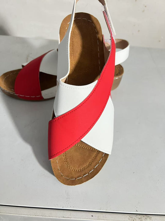 Damen modische Sandalen mit verstellbarem Riemen und anatomischem Fußbett Nord Taschen
