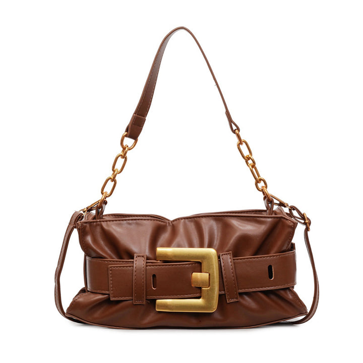 Damen Umhängetasche mit eleganter Gürtelschnalle Nord Taschen
