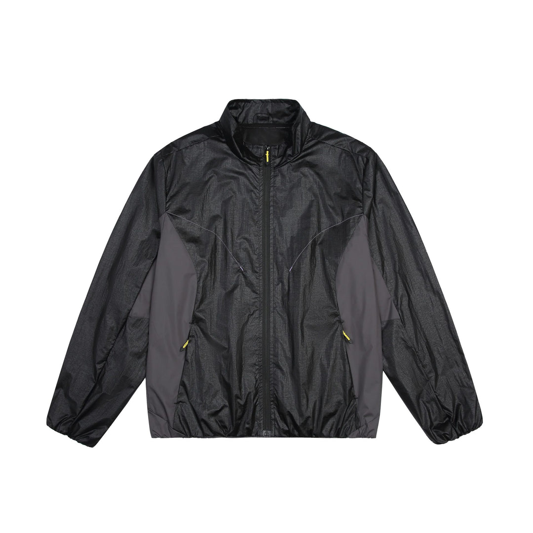 Damen Ultraleichte Lauf- und Windjacke mit Stehkragen und Mesh-Futter Nord Taschen