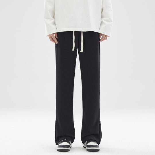 Herren weite Sweatpant mit Saum-Reißverschluss und Tunnelzug Nord Taschen