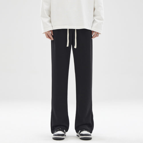 Herren weite Sweatpant mit Saum-Reißverschluss und Tunnelzug Nord Taschen