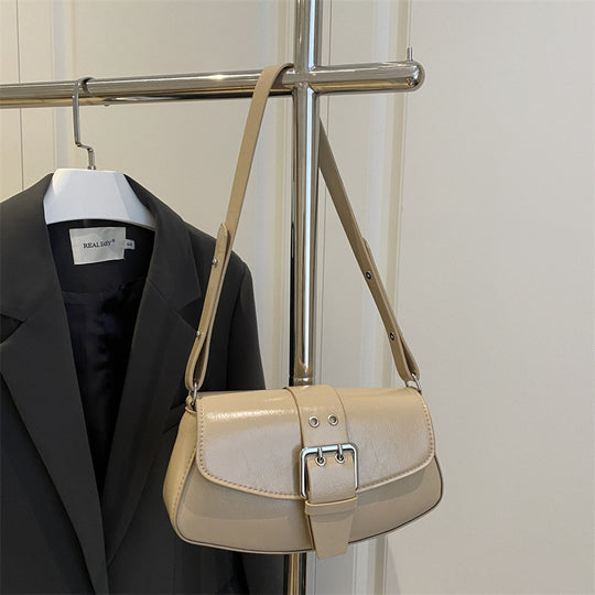 Damen Umhängetasche mit eleganter Schnallenverzierung Nord Taschen
