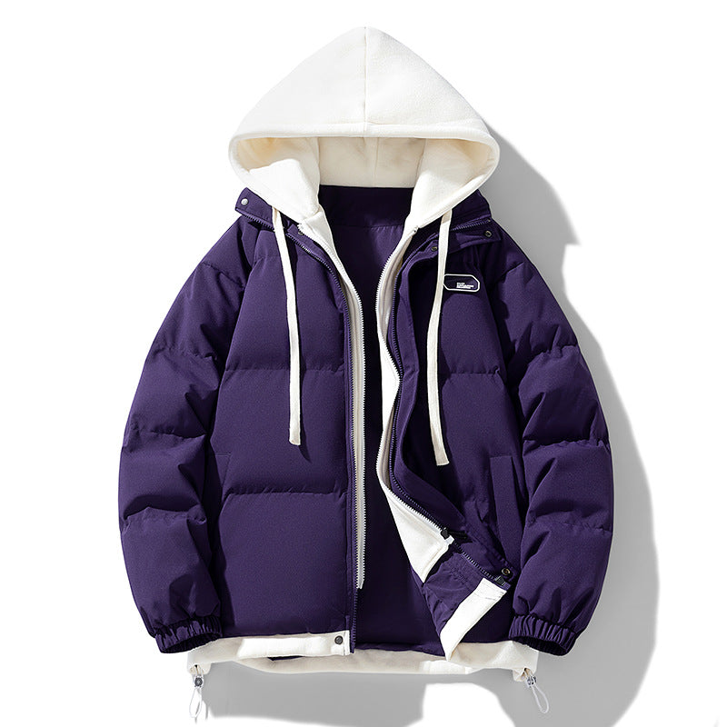 Damen Stepp-Kapuzenjacke mit weichem Teddyfleece-Innenfutter, verstellbarem Saum und elastischen Bündchen Nord Taschen