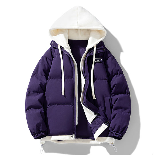 Damen Stepp-Kapuzenjacke mit weichem Teddyfleece-Innenfutter, verstellbarem Saum und elastischen Bündchen Nord Taschen