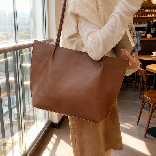 Damen elegante Glamour Tote-Bag aus hochwertigem Leder Nord Taschen