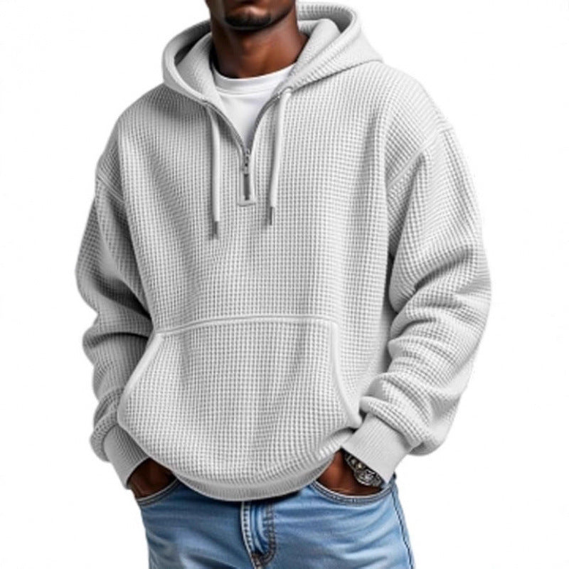 Herren Lässiger Kapuzensweater mit innovativer Struktur Nord Taschen