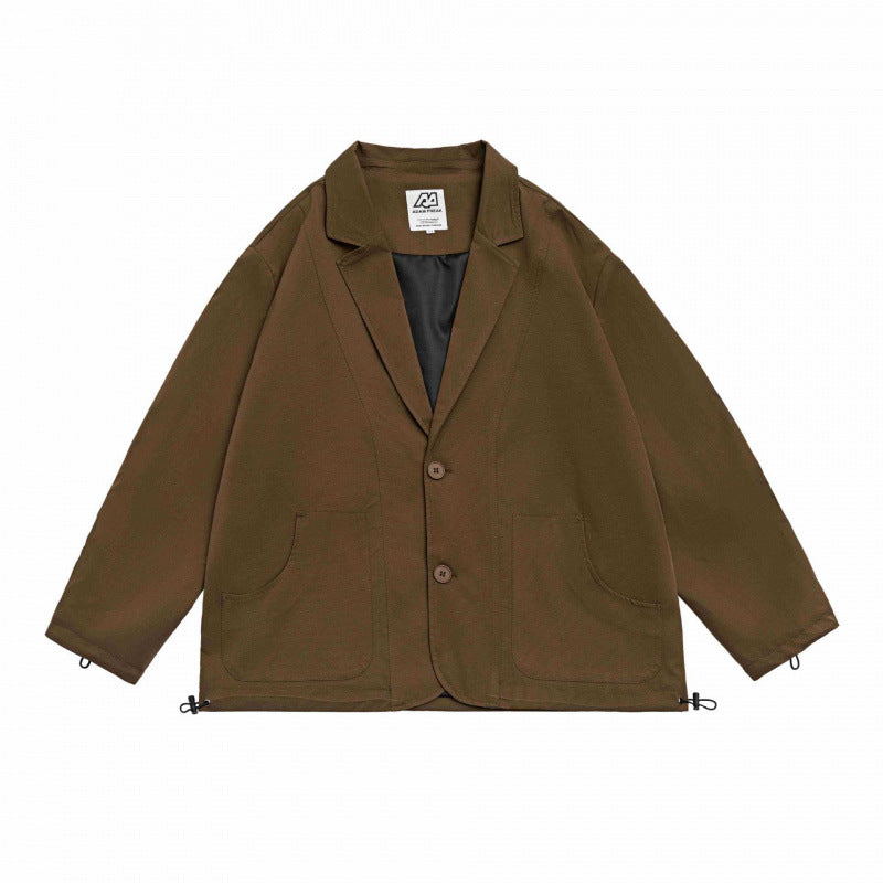 Unisex Oversize-Blazerjacke im Utility-Look mit Tunnelzug und aufgesetzten Eingrifftaschen Nord Taschen