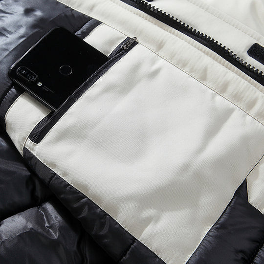 Herren Expedition-Parka mit abnehmbarer Kapuze und Kunstfellbesatz Nord Taschen