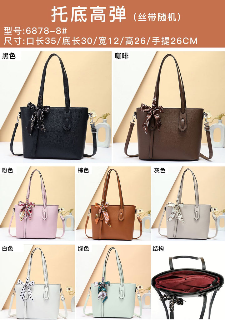 Damen Handtasche mit stilvollem Design und abnehmbarem Schal Nord Taschen