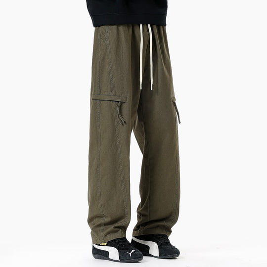 Herren Weite Cargo-Jogginghose im Baggy‑Schnitt mit Kordelbund & Mehrfachtaschen Nord Taschen