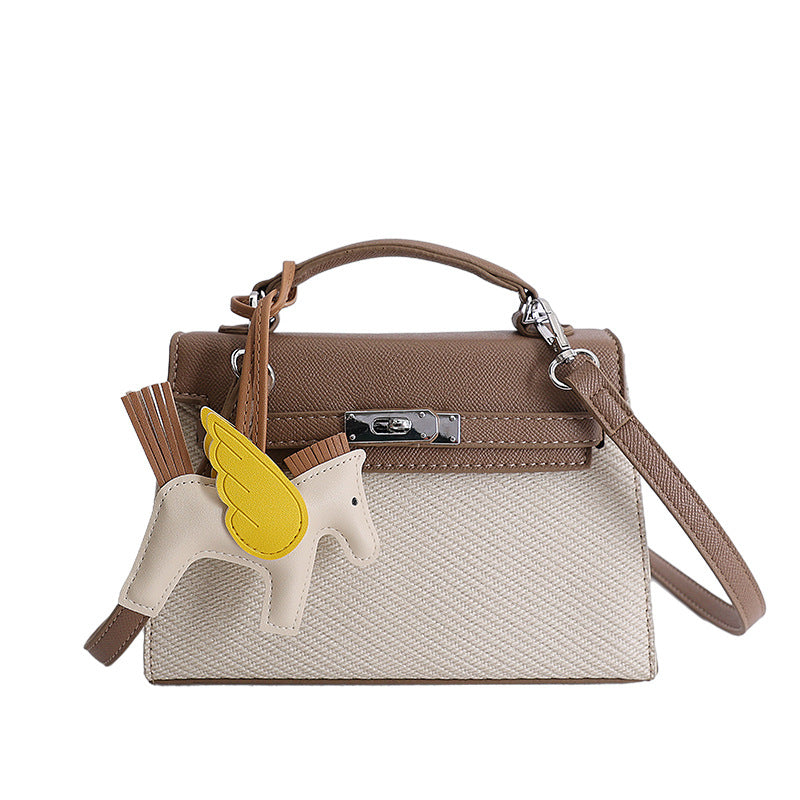 Damen Handtasche mit verspieltem Dekor Nord Taschen