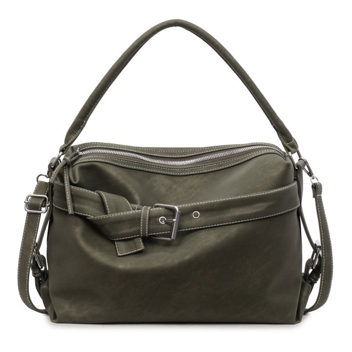 Damen modische Handtasche mit abnehmbarem Tragegurt und eleganten Akzenten Nord Taschen