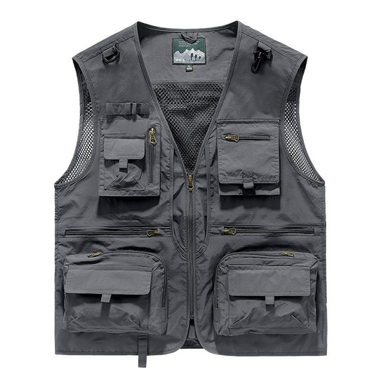 Herren Multifunktionale Anglerweste Nord Taschen 1788278683