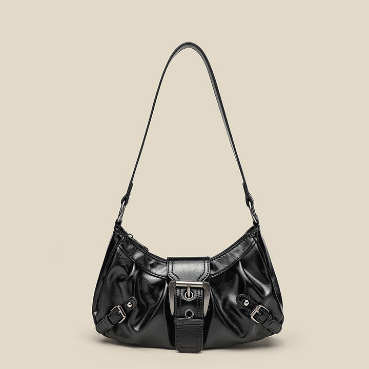 Damen Hobo-Tasche mit modernem Faltendesign und hochwertigem Kunstleder Nord Taschen