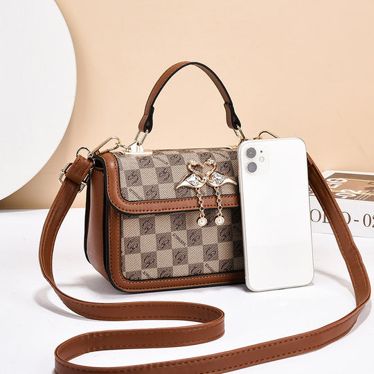 Damen luxuriöse Umhängetasche mit kunstvollem Design und abnehmbarem Schulterriemen Nord Taschen