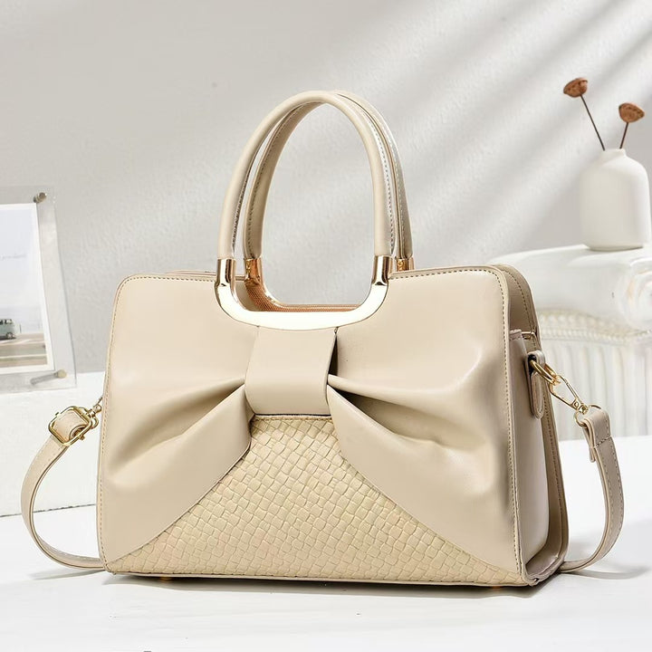Damen elegante Handtasche mit Schleifenakzent Nord Taschen