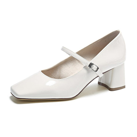 Damen spezielle Blockabsatz-Pumps mit verstellbarem Riemen Nord Taschen