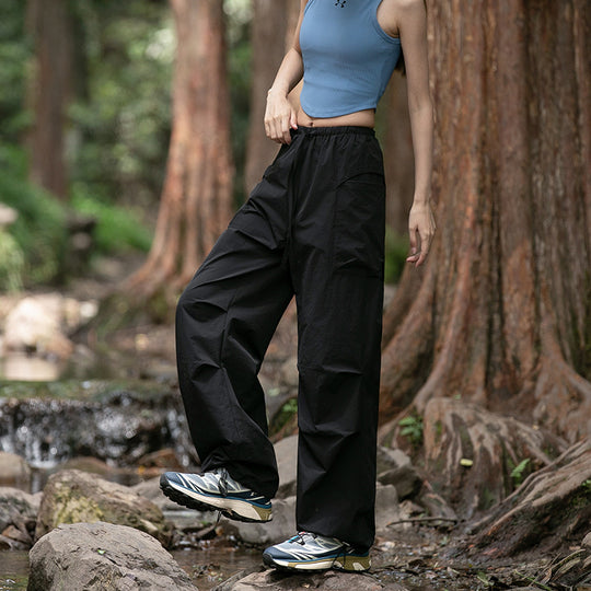 Damen weite technische Trekkinghose Nord Taschen