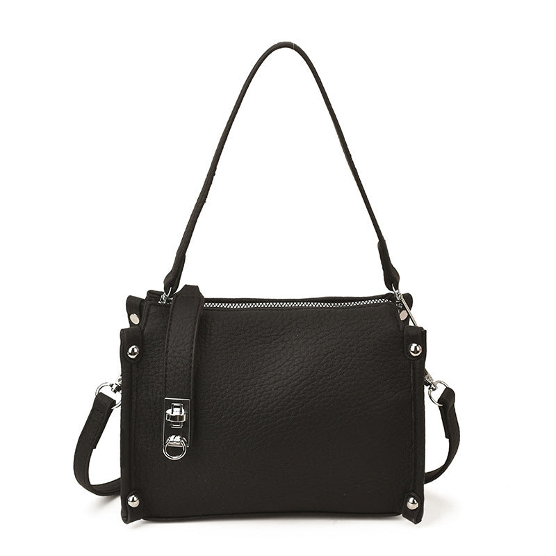 Damen Umhängetasche mit luxuriösem Kunstleder und eleganten Details Nord Taschen
