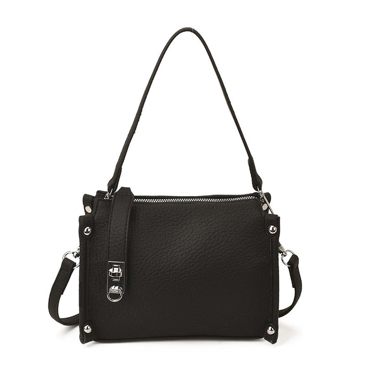 Damen Umhängetasche mit luxuriösem Kunstleder und eleganten Details Nord Taschen