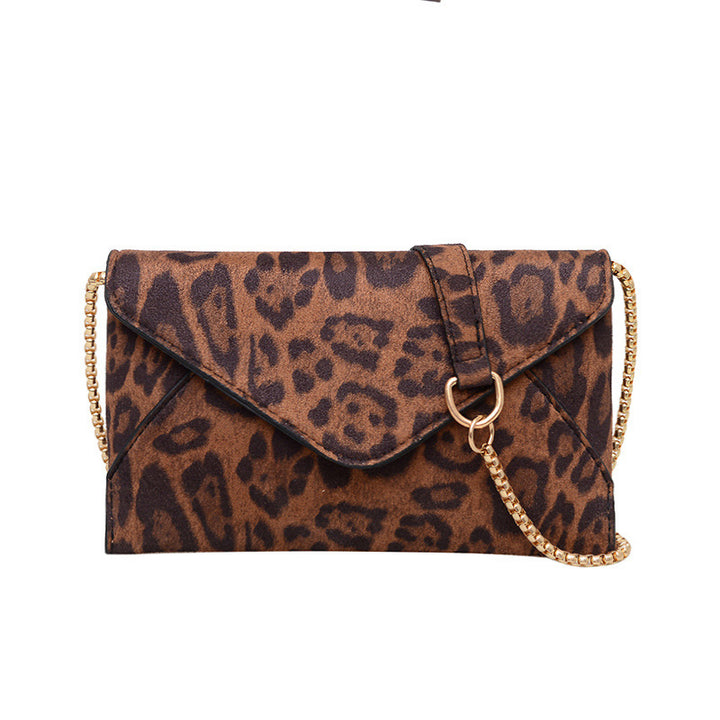 Damen Clutch mit Leopardenmuster Nord Taschen