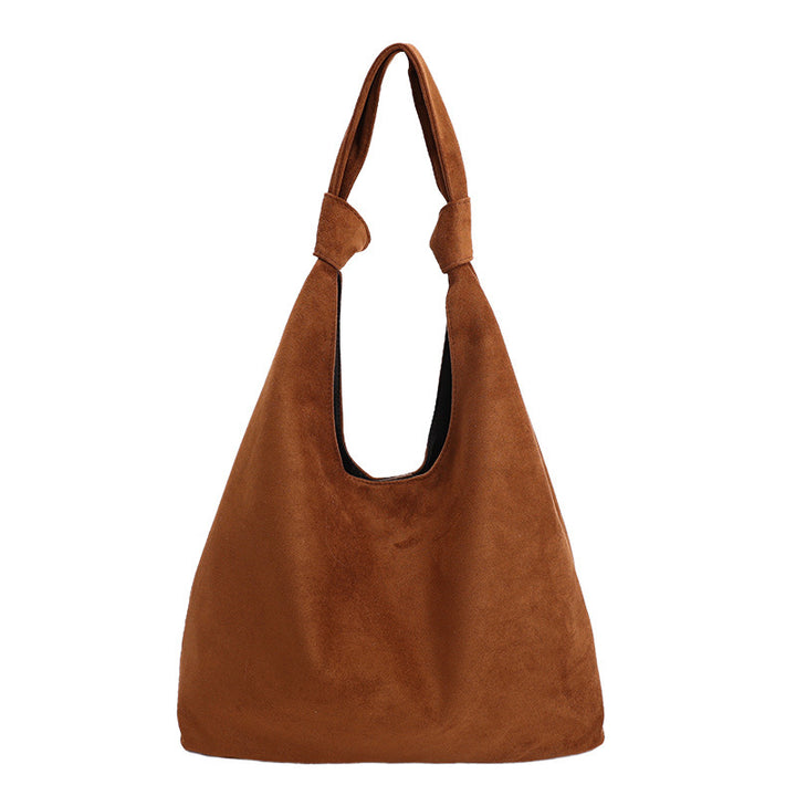 Damen Hobo-Tasche aus weichem Veloursleder mit modischem Design Nord Taschen