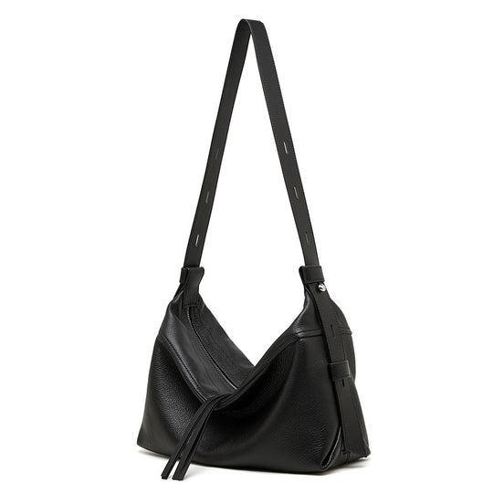 Damen Hobo-Tasche mit weicher Lederoberfläche und verstellbarem Schulterriemen Nord Taschen