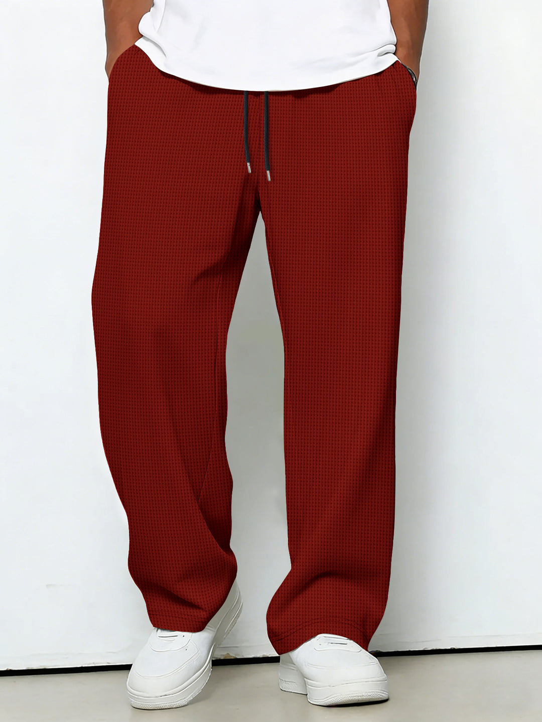Herren lockere Jogginghose mit Kordelzug und seitlichen Eingrifftaschen Nord Taschen