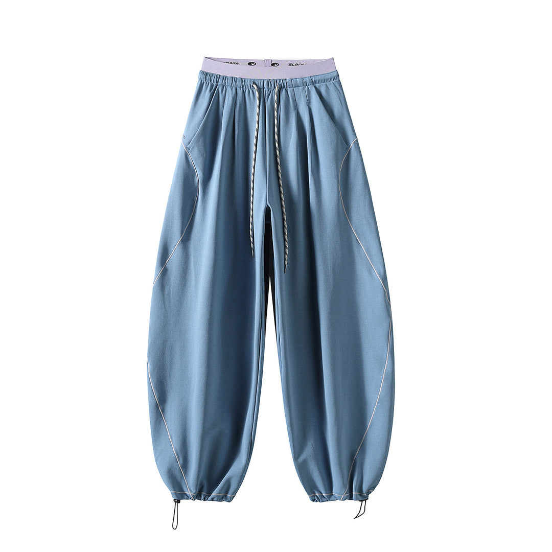 Unisex Weite Ballon-Jogginghose mit Kontrastpaspeln und verstellbaren Saumkordeln Nord Taschen