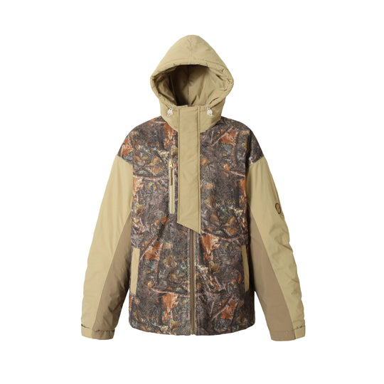 Herren wetterfeste Camouflage-Fieldjacke mit Kapuze, Thermoisolierung und Utility-Details Nord Taschen