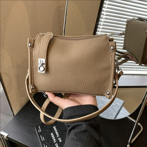 Damen Umhängetasche mit luxuriösem Kunstleder und eleganten Details Nord Taschen