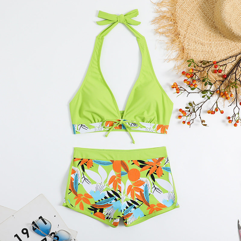 Damen Sportliches Bikini-Set mit verdecktem Bauch