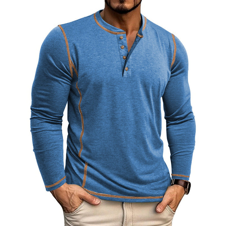 Herren Langarmshirt Nord Taschen