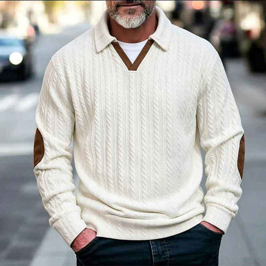 Herren Klassiker Strickpullover Nord Taschen