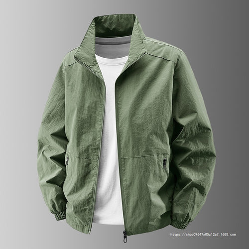 Herren Ultralight Technical Blousonjacke mit elastischen Bündchen, verdeckten Reißverschlusstaschen & atmungsaktivem Nylonmix Nord Taschen