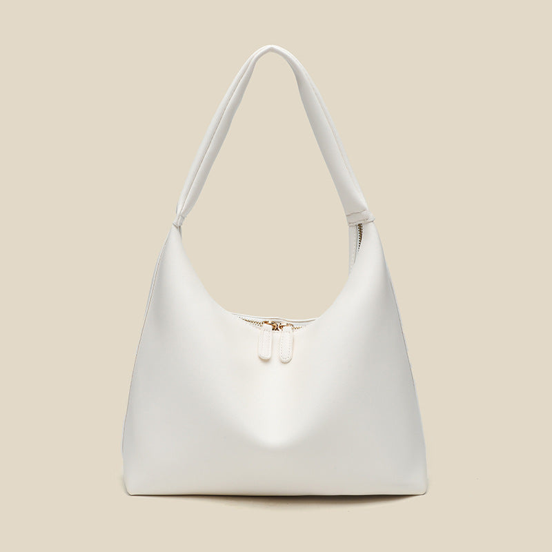 Damen Hobo-Tasche mit luxuriösem, geschmeidigem Kunstleder und stilvollem Reißverschluss Nord Taschen