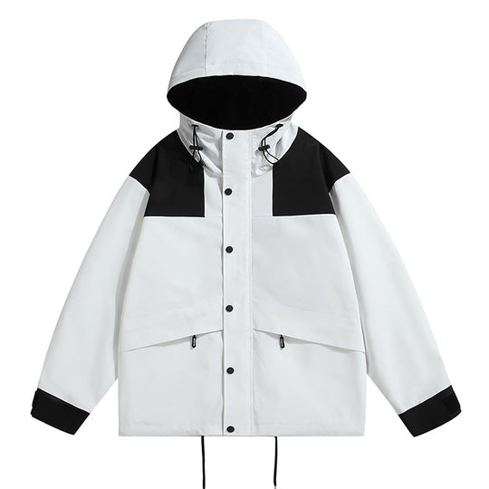 Herren technische Regenjacke Nord Taschen
