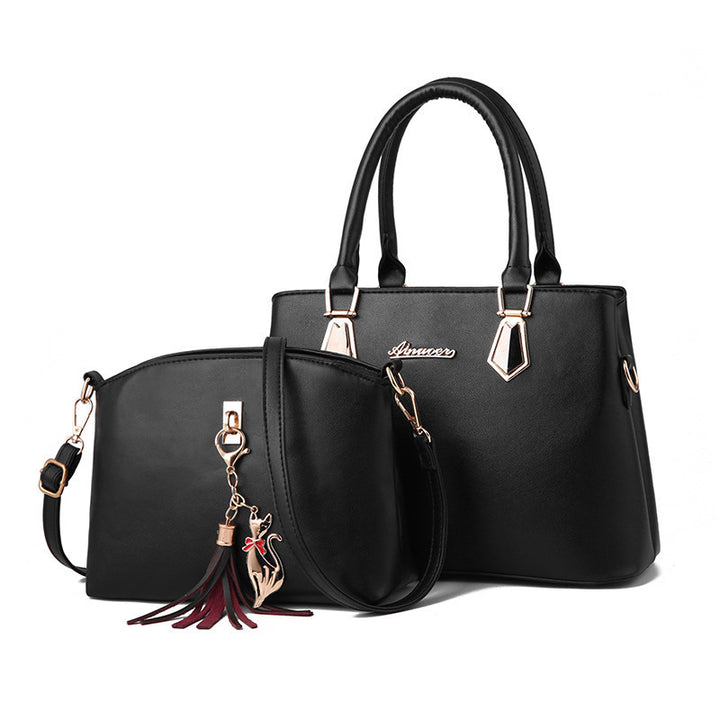 Damen modische Handtasche mit zusätzlicher Clutch Nord Taschen