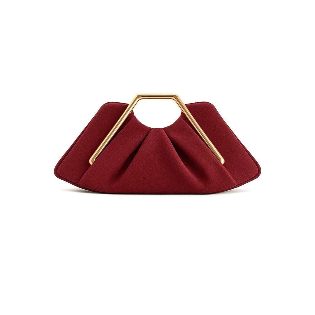 Damen Designer Clutch mit innovativem Drapé Nord Taschen