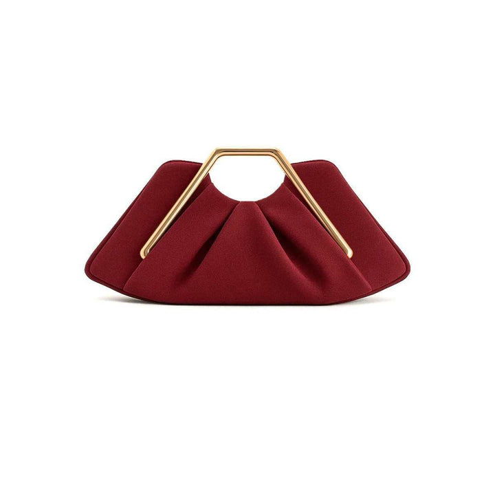 Damen Designer Clutch mit innovativem Drapé Nord Taschen