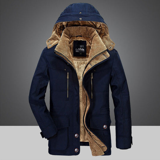 Herren Technische Winterjacke Nord Taschen