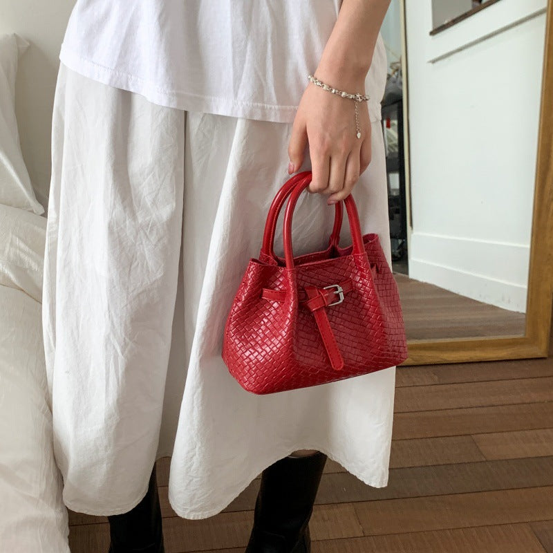 Damen elegante Handtasche mit geflochtenem Design Nord Taschen