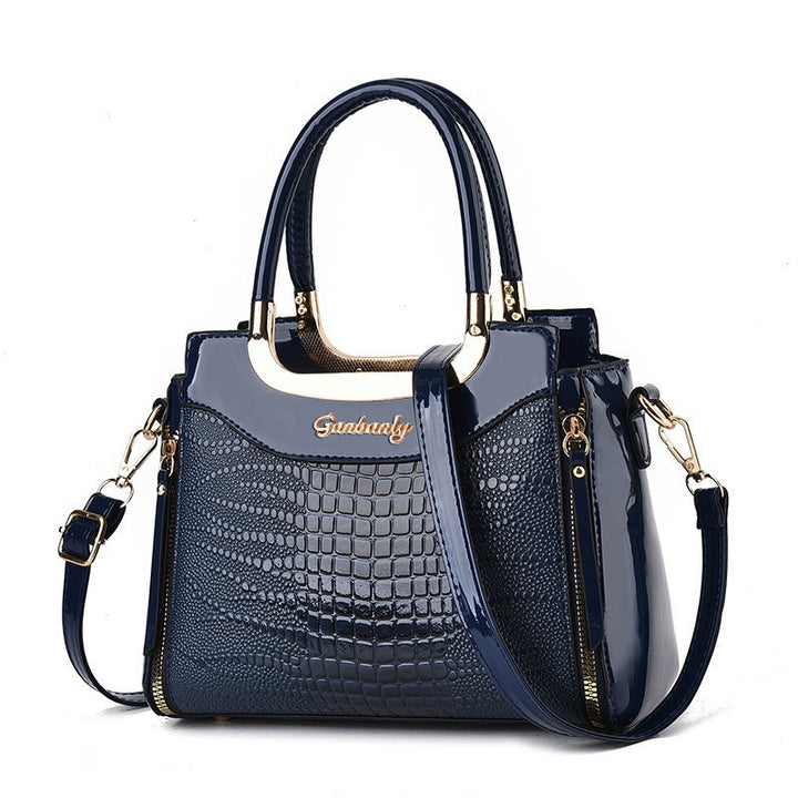 Damen elegante Handtasche mit Krokodilstruktur und abnehmbarem Schultergurt Nord Taschen