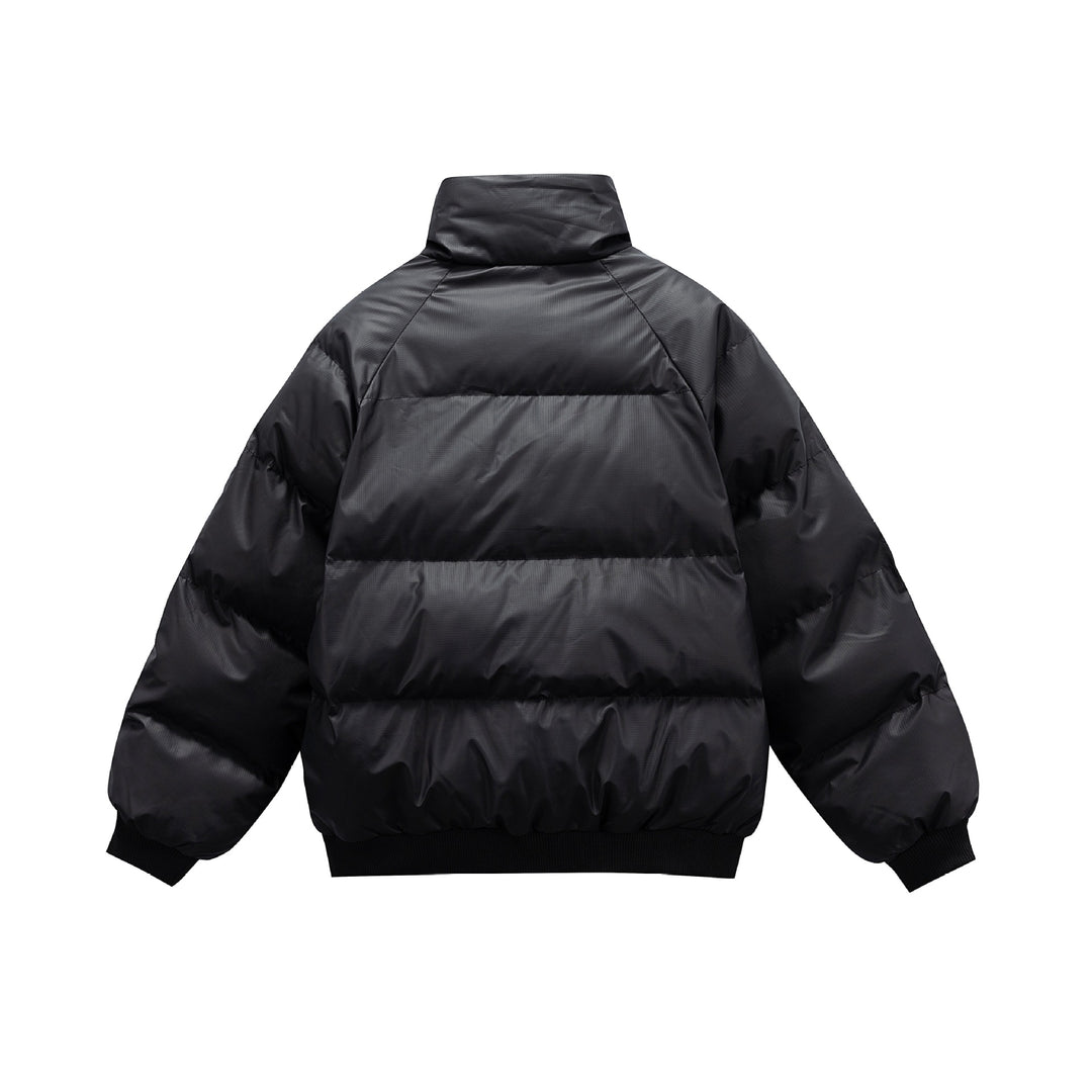 Damen Oversize gesteppte Steppjacke mit hohem Stehkragen und Rippbündchen Nord Taschen