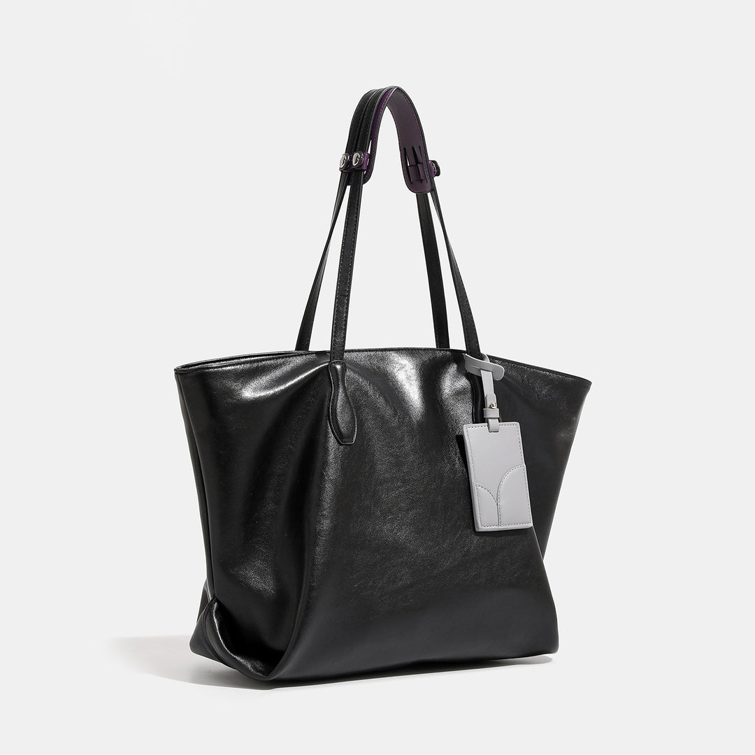 Damen hochwertige Tote-Tasche aus weichem Kunstleder mit strukturiertem Design Nord Taschen