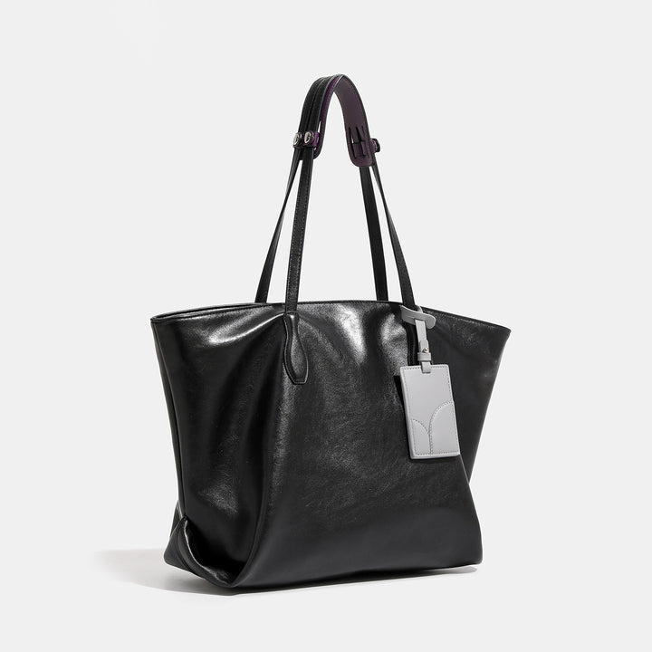Damen hochwertige Tote-Tasche aus weichem Kunstleder mit strukturiertem Design Nord Taschen