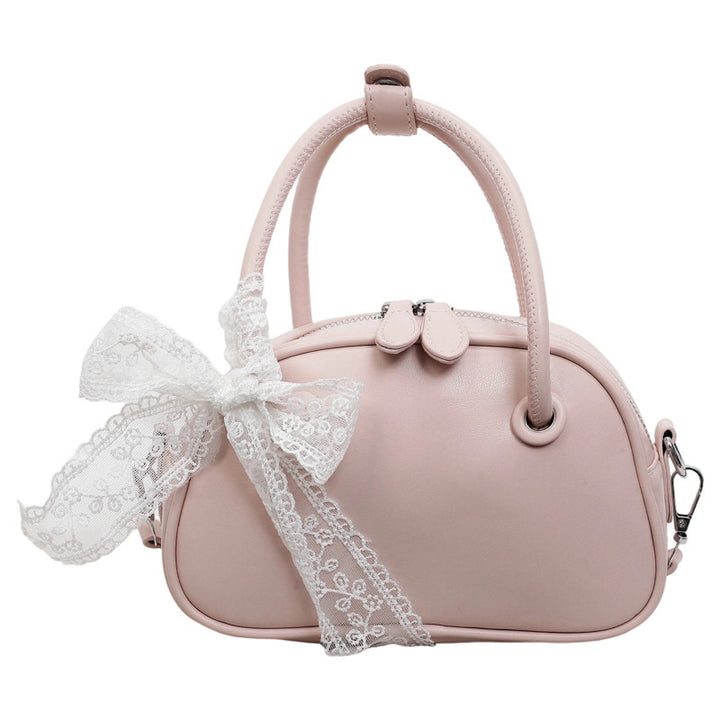 Damen elegante Handtasche mit verspieltem Spitzenanhänger Nord Taschen